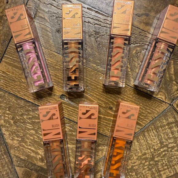 Set of 7 - Maybelline Sunkisser Multi-Use Liquid Blush and Bronzer, Blendable, L - Picture 8 of 8